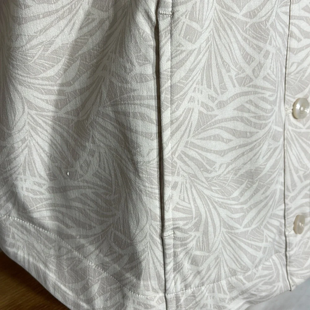 Chico’s NWT Perfect Stretch Palm Print Jacket Size Large/12/Chico’s 2